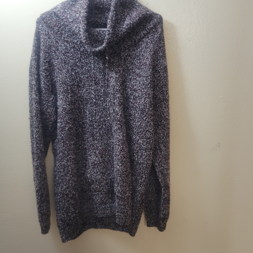 Revolution  Black and Gray Turtleneck Sweater